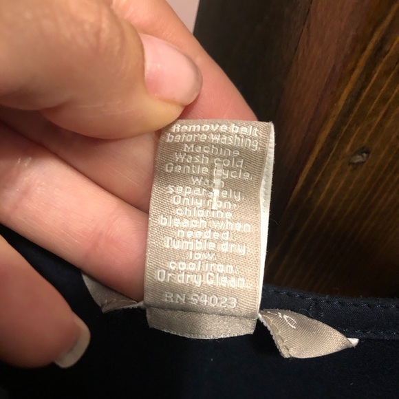 Banana Republic Navy Stripe Derby Dress - Picture 3 of 6